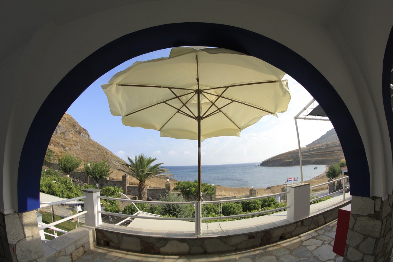 Umbrella with sea view